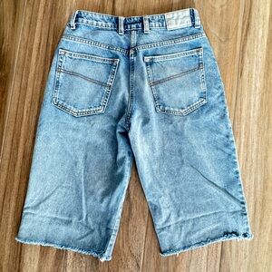 Collusion Blue Denim Skater Bermuda Shorts Jorts. ASOS. Women’s Size 4.